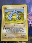 Onix 56/102 Base Set Shadowless Common Vintage 1999 Pokemon TCG Card LP