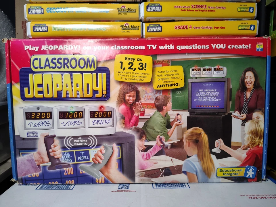 CLASSROOM JEOPARDY EDUCATIONAL INSIGHTS EI-7910 SCHOOL GAME - Image 4 of 4
