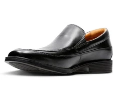 Clarks Men's Escalade Slip-On Black Leather Size 12 M