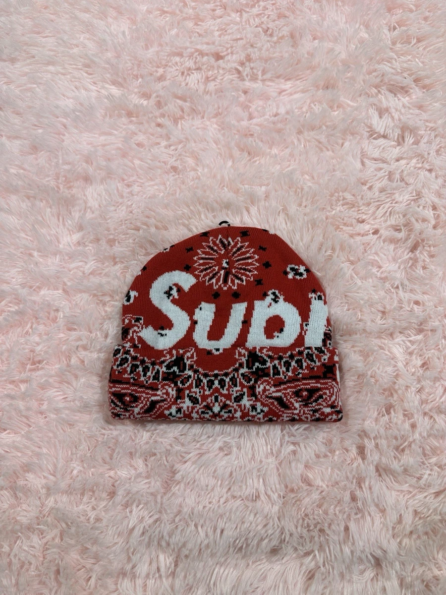 Supreme Red Beanie Hats for Men for sale - eBay