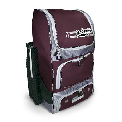 No Errors Top Pick Baseball & Softball Backpack Holds DualGloves, 4 Bats,Helmet