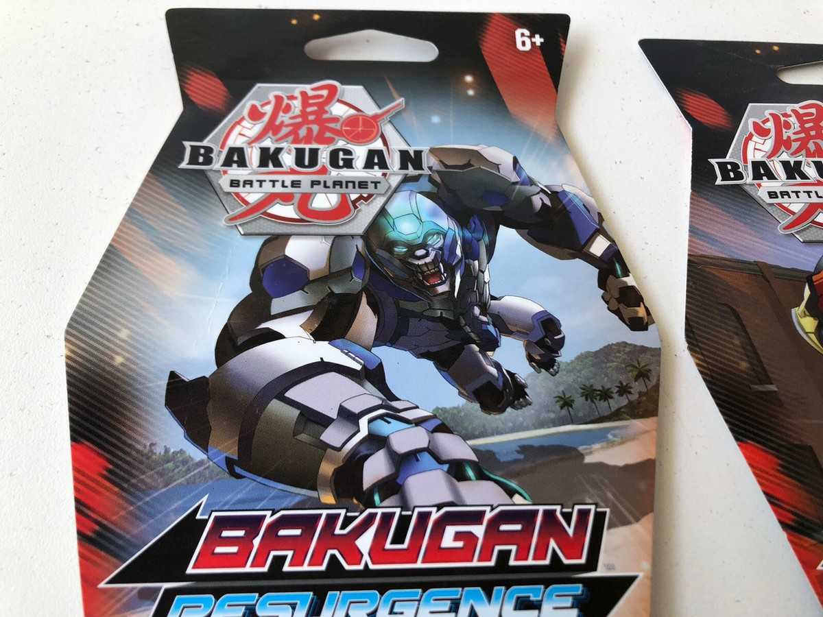 bakugan resurgence booster box Pack =Youll even find 2 rare cards Bakugan Booster Pack New Sealed