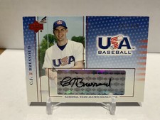 CJ Bressoud 2004 USA Baseball National Team Alumni Signatures Black Ink Auto
