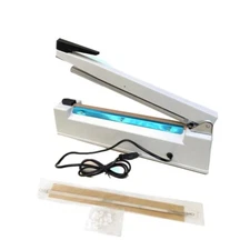 30cm*8mm Manual Pulse Sealer with Date Mould Thermoplastic Bag Sealer 8mm Width