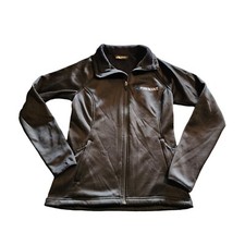 The North Face Women's Size Small Black Full Zip Jacket Embroidered Company Logo