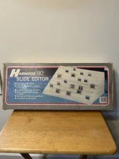 Harwood '80' Slide Editor SE-1 Slide Viewer Holds up to 80 Slides W/Box & Manual