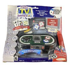 JAKKS PACIFIC World Poker Tour Plug It In Play Platinum Series TV Games NEW