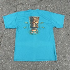 Vintage 90s Universal Studios Hollywood Tiki Graphic Men Large Made In USA