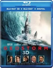 Geostorm 3D Blu-Ray (2017) - Gerard Butler, Jim Sturgess, Ed Harris, Andy Garcia