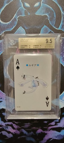 1999 Silver Poker Set Lugia Bgs 9.5