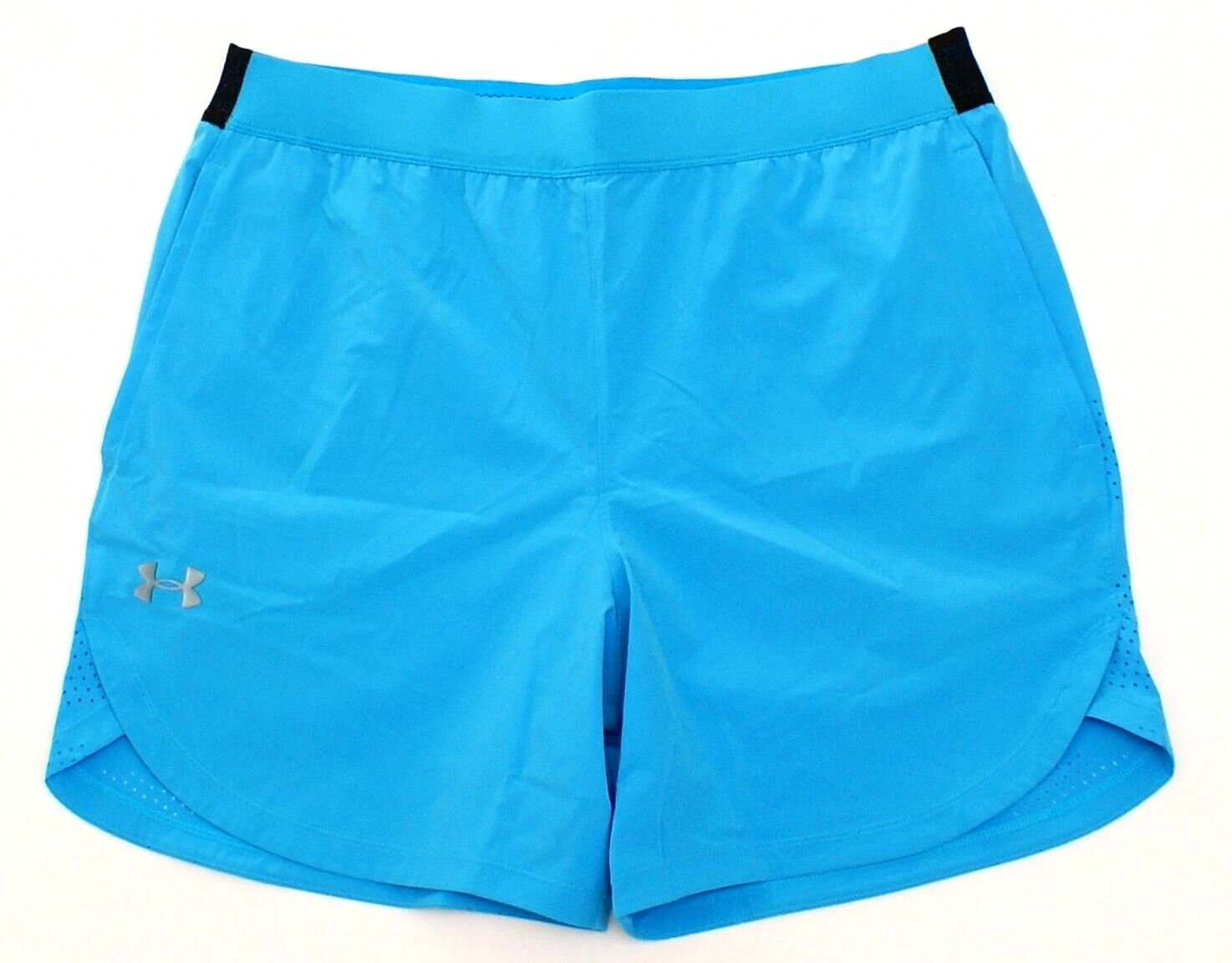 Under Armour Storm Blue UA Stretch Woven Wicking Athletic Shorts Men's L