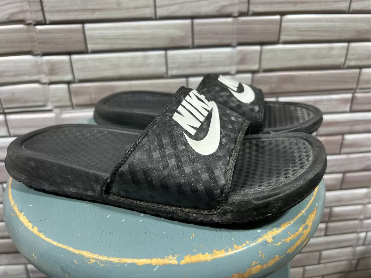 Nike benassi negras cheap