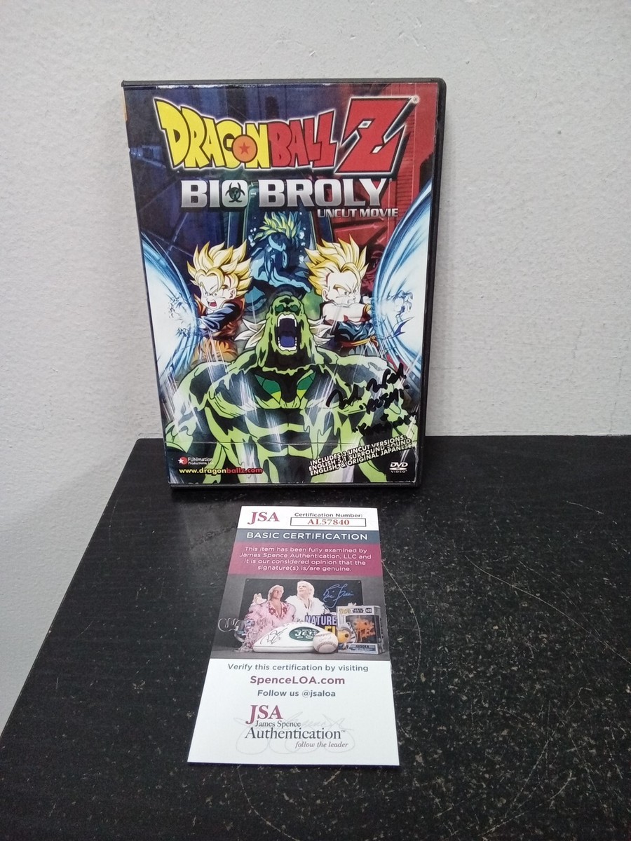 Dragon Ball Z: The Movie - Bio-Broly DVD McFarland Signed JSA
