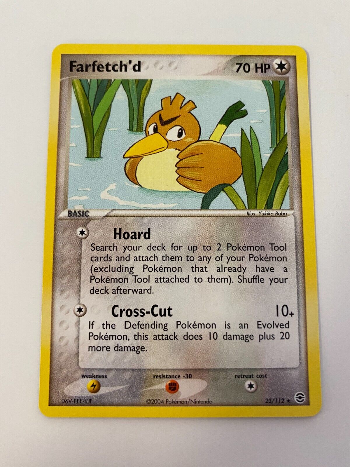 Farfetch'd 23/112 Pokemon FireRed & LeafGreen Rare 2004 NM/MINT Box-S3