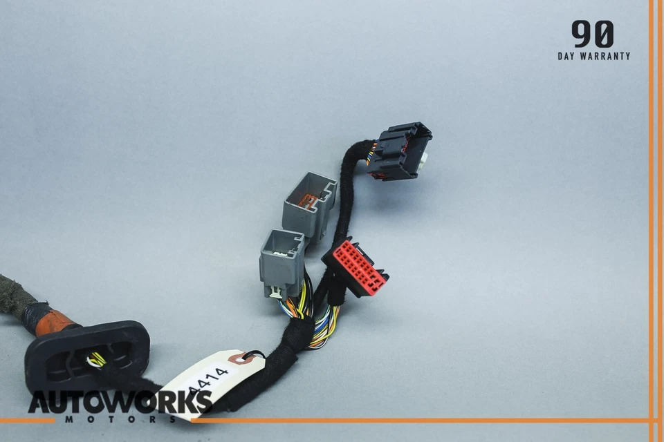 00-04 Arnés de cableado de puerta del lado del conductor delantero izquierdo Jaguar S-Type X200 OEM Foto 4 de 4