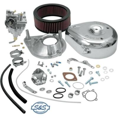 S & S Cycle Super G Shorty Carburetor Kit w/ Manifold 11-0422