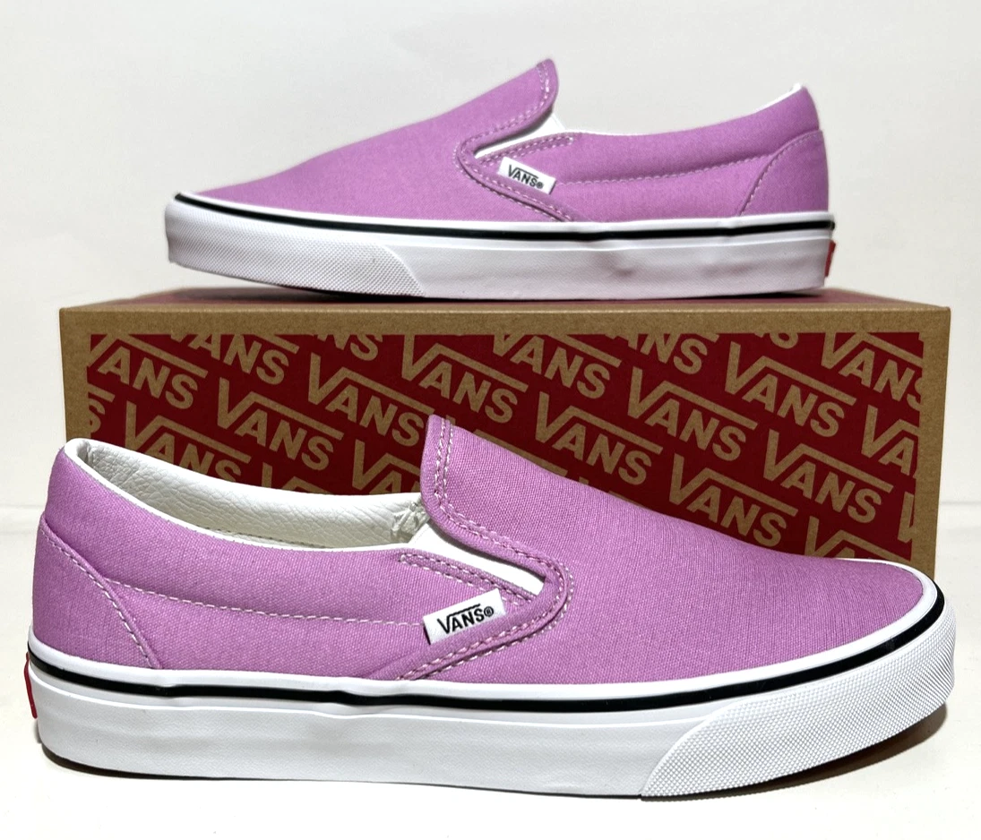 Sneakers Vans slip on donna taglia 9 rosa retrò estate vita da spiaggia