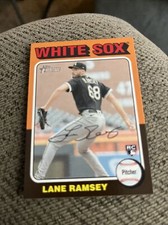 2024 Topps Heritage Lane Ramsey 353 Chicago White Sox RC Baseball Card 2F