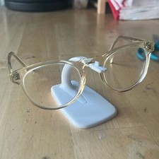 WARBY PARKER Made in England Clear Frame Only Solo Catch - FRAME ONLY