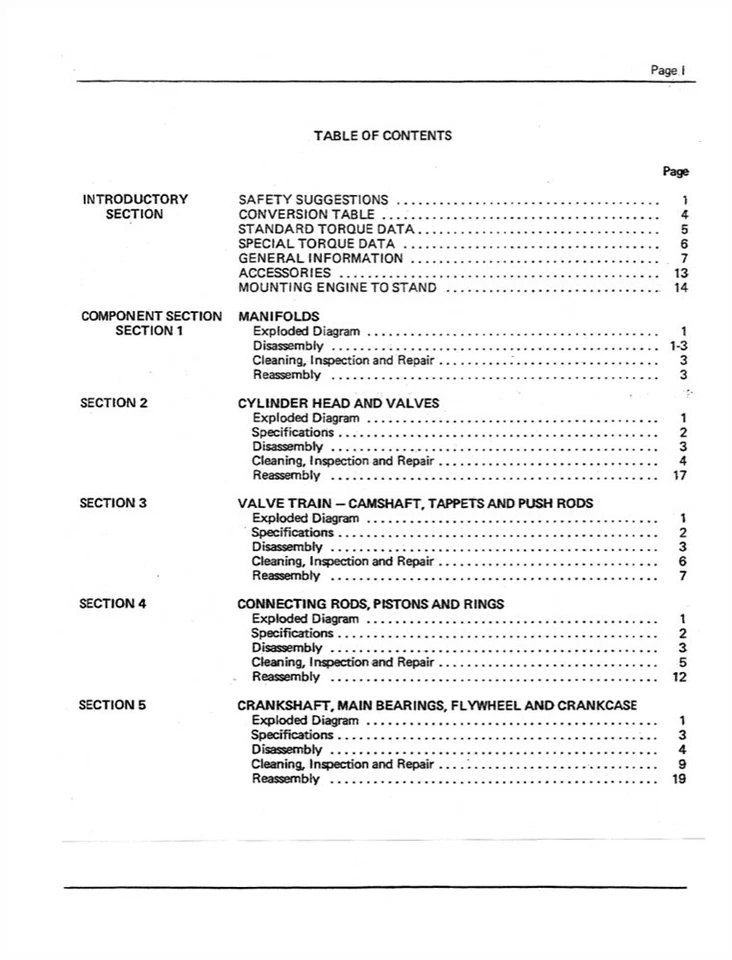 1983 1984 1985 1986 1987 Ford 6.9L Diesel Engine Shop Service Repair Manual Book - Image 2 of 4