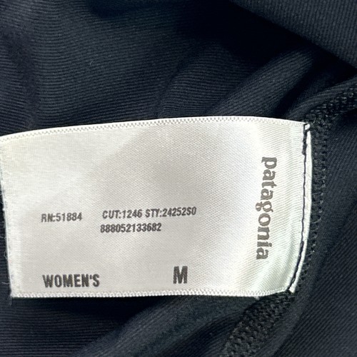 Patagonia Tank Top Womens Medium Black Active Workout Lightweight - Picture 7 of 8