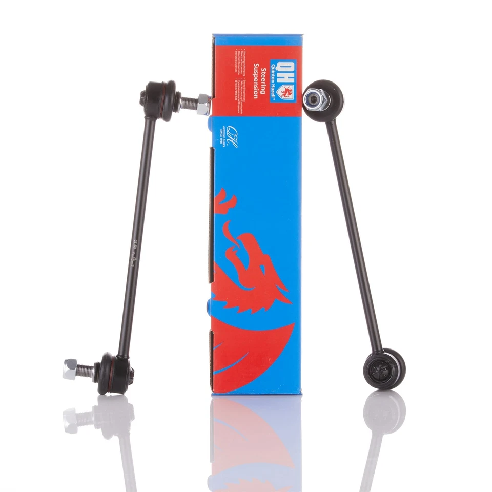 Pair of QH QLS3587S Stabiliser Bar Drop Link Coupling Rod Front Fits Hyundai Kia