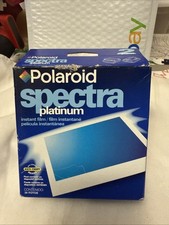Polaroid Spectra Platinum Film 2 Packs Of 10 Photos New Sealed Expired 07/2001