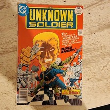 Unknown Soldier #206 (DC Comics 1977) Glory Gambit! Lt. Larry Rock, Black Knight