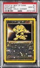 2003 POKEMON BEST OF GAME PROMO WINNER #1 ELECTABUZZ-REVERSE FOIL PSA 10 on eBay