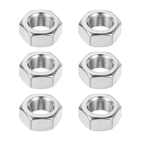 M14X1Mm Sechskantmuttern, 6 StüCk 304 Edelstahl Metrische Feingewinde-Sechskantm