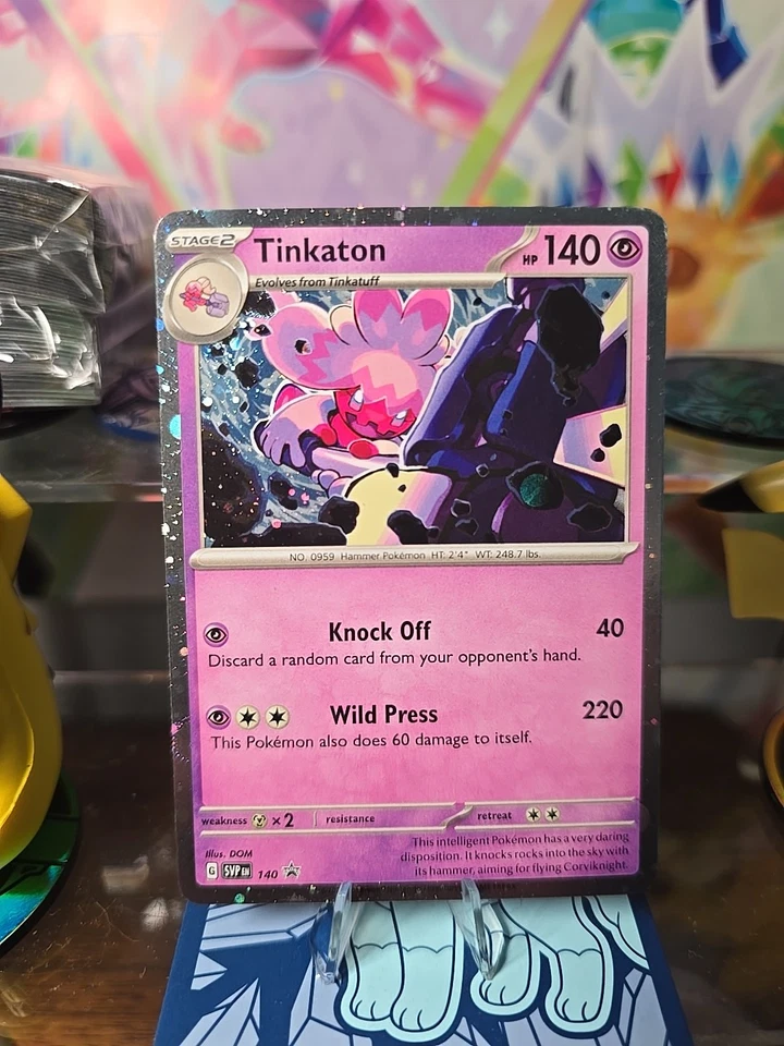 Tinkaton - 140 (Cosmo Holo) 140 Sv: Scarlet & Violet Promo Cards Holo - Image 2 of 4