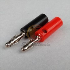 2PCs new sleeves hard case banana plug connector za