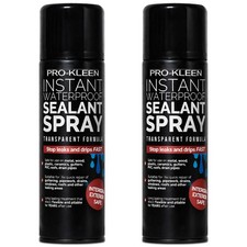 ProKleen Instant Waterproof Sealant Spray Clear Repair Leaks Drips Seals Fast
