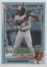 2021 Bowman Draft 1st Edition Sky Blue Foil Donta' Williams #BD-90 0gv8