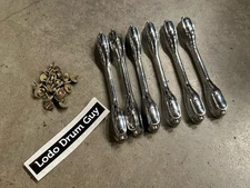 (6) TAMA RockStar Rack Tom Drum Lugs Casings LIGHT SCRACTHES #LW4