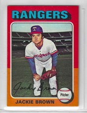 1975 Topps MINI Baseball - SET BREAK - Jackie Brown #316