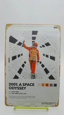 2001: A Space Odyssey Tin Metal Sign Man Cave Wall Decor Movies 8"x12" - NEW