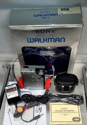 Sony Walkman WM-2 with MDR-4L1S Headphones and Original