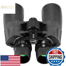 10-30x50 High Power Binoculars BAK4 FMC Wide View Waterproof for Birding Hunting