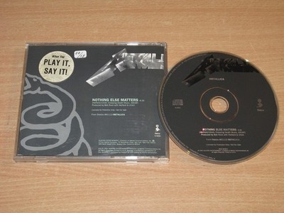 Metallica PROMO MAXI CD - Nothing Else Matters / 1991 US PRCD 8530 PRESS in MINT