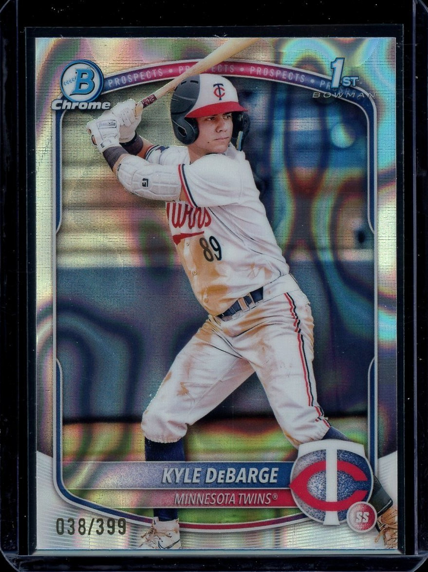 2025 1st Bowman Chrome ~ Kyle DeBarge ~ Lava Refractor /399 ~ #BCP-139 ~ Twins