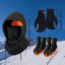 Warm Thermal Insulated Windproof Fleece-Lined Thick Winter Outdoor Warm Headgear