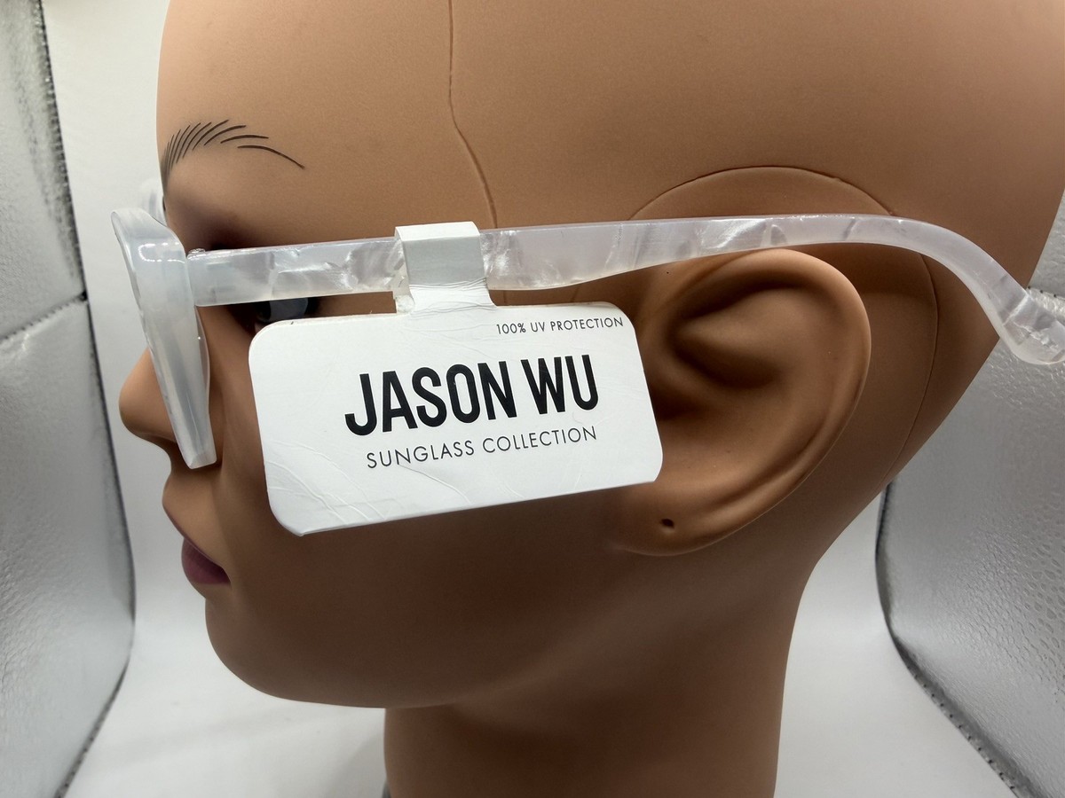 Jason Wu Cat Eye White Mother of  Pearl Sunglasses UV Protection NWT Retro Jason Wu Sunglasses for Women | The RealReal main image 3