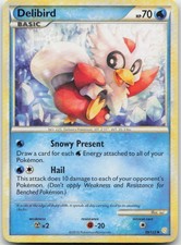 Delibird 39/123 Uncommon HeartGold & SoulSilver Pokemon MP on eBay