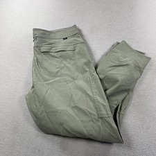 PrAna Pants Womens 14 Green Halle Jogger II Standard Fit Hiking Stretch