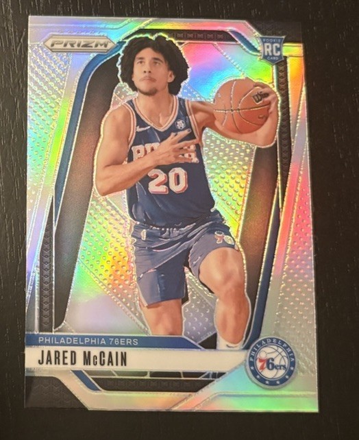 2024-25 Panini Prizm - Jared McCain #222 Silver Prizm (RC)