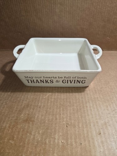 Baking Pan 9" Square Burton & Burton "Thanks & Giving" - Afbeelding 1 van 9