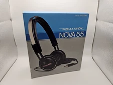 Vintage Radio Shack Realistic Nova 55 Headband Over Ear Headphones - Open Box