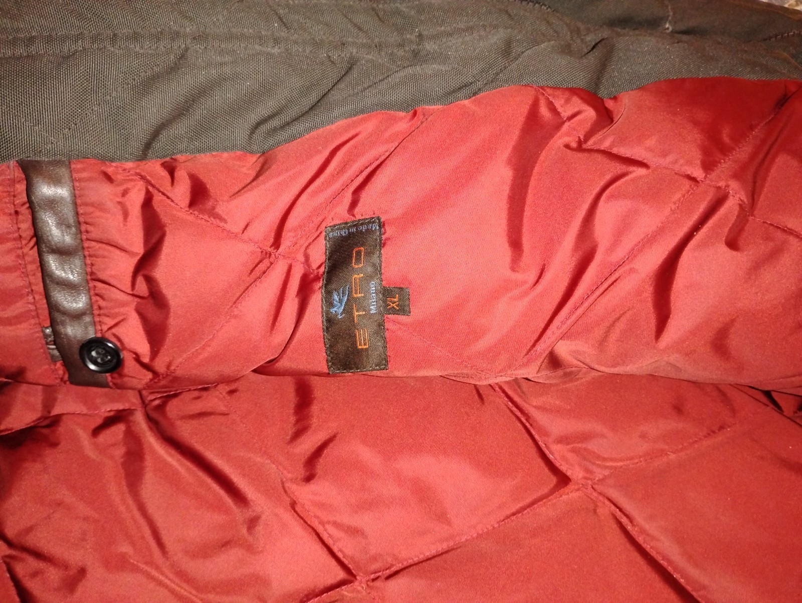 Etro Milano Parajumper Parka Fur/leather/Rain Jacket Size Medium Rare image 5
