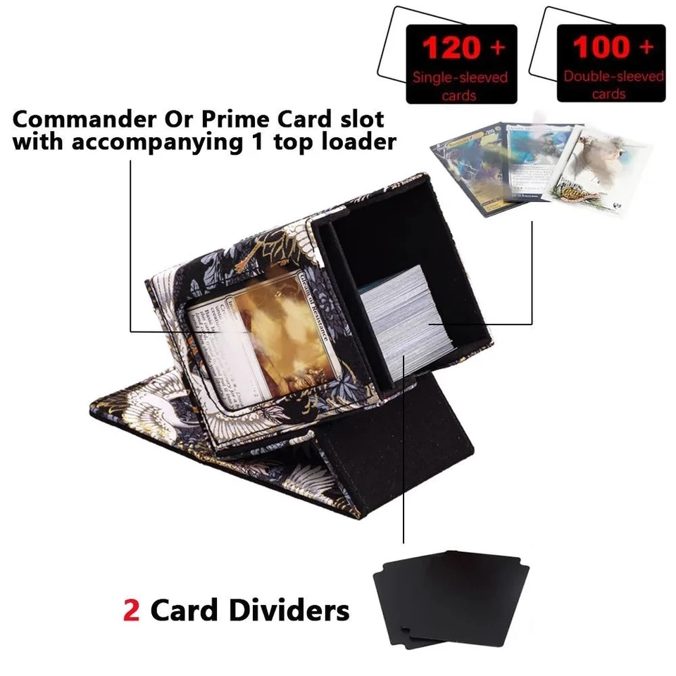 100+ Trading Card Deck Box Holder Commander Card Carrying Organiser Case MTG TCG - Image 3 of 4
